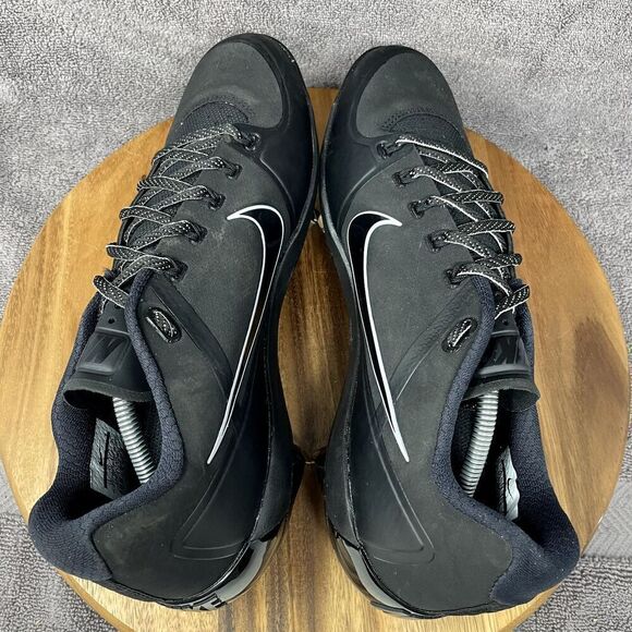 NEW Nike Air Clipper 17 Men's 13 Flywire Low Baseball Cleats Black 880261-001 - Picture 5 of 9